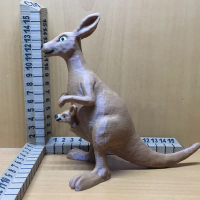 Kangaroo (Chuột túi) - Mẫu in 3D bản single filament & MMU