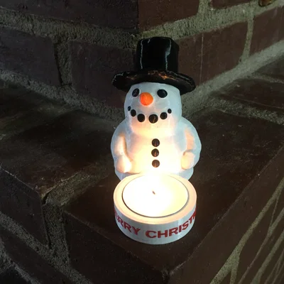 Nến Tealight Người Tuyết (Snowman Tealight)