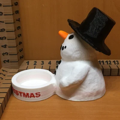 Nến Tealight Người Tuyết (Snowman Tealight)