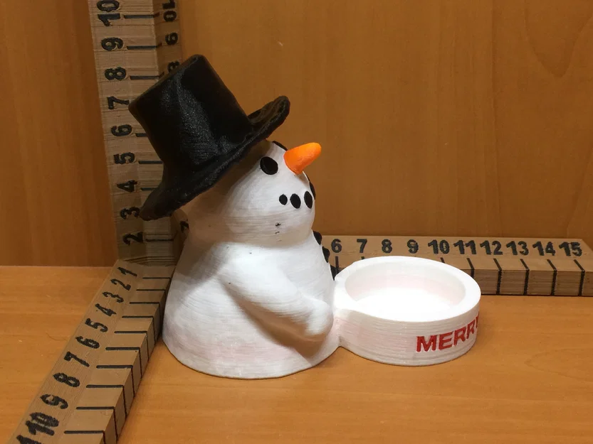 Nến Tealight Người Tuyết (Snowman Tealight) - Image 5