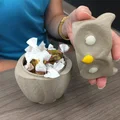 Hũ Đựng Hình Cú (Owl Jar) - Thumbnail 1