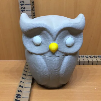 Hũ Đựng Hình Cú (Owl Jar)