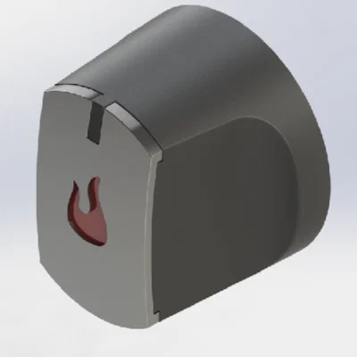 Nút vặn điều khiển bếp nướng Char-Broil Gas2Coal in 3D