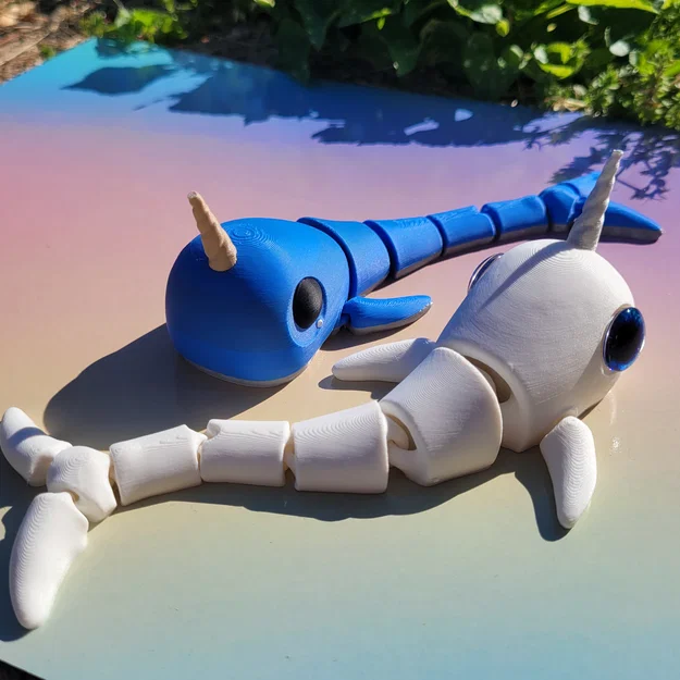 Flexi Narwhal – Cá kỳ lân biển articulated - Image 3