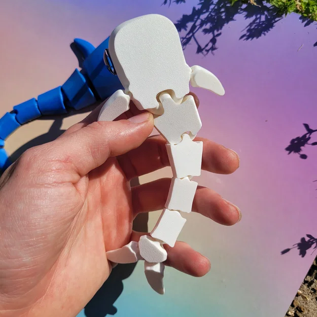 Flexi Narwhal – Cá kỳ lân biển articulated - Image 6