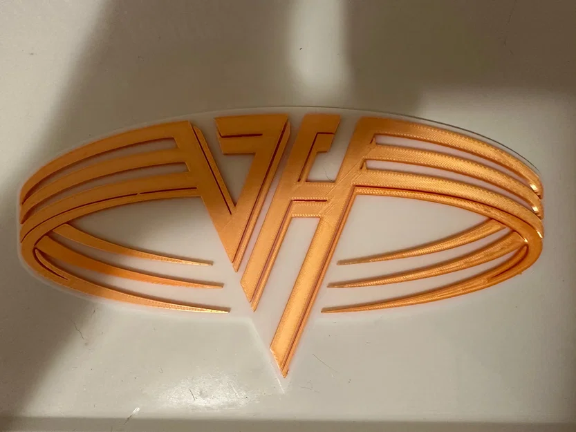 Mô hình logo Van Halen Band Sign in 3D trang trí độc đáo - Image 1