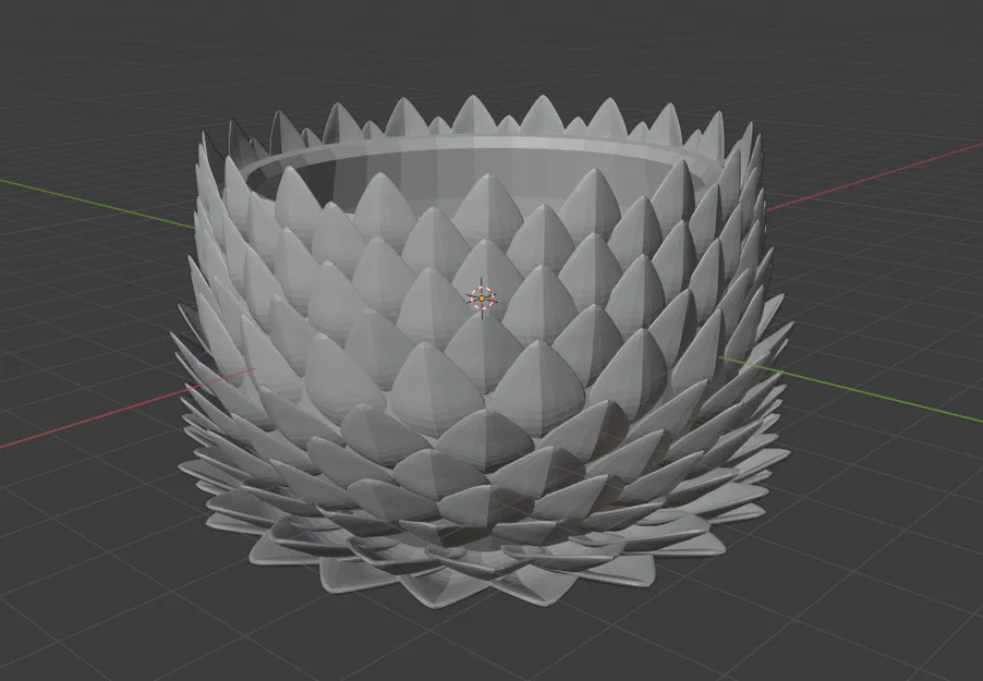 Mẫu Chậu Cây Hình Trứng Rồng (Dragon Egg Planter) Độc Đáo Cho Người Yêu 3D - Image 1