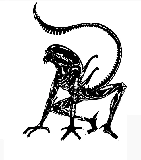 Mô hình trang trí treo tường Alien (Xenomorph) cực chất - Image 1