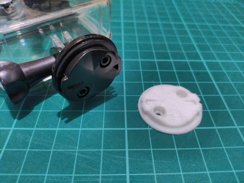 Miếng plate quarter mount Garmin thay thế cho adapter GoPro - Image 4