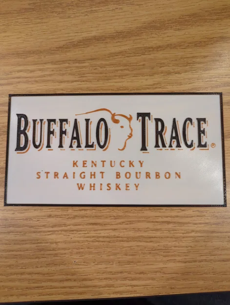 Bảng treo quầy bar Buffalo Trace Bourbon Whiskey - beer sign - Image 1