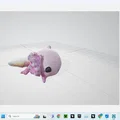 Mô hình 3D Axolotl (Kỳ giông) cực dễ thương để in trang trí - Thumbnail 2