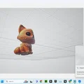 Mô hình 3D Chú Mèo Con Đáng Yêu Để Bàn (Cute Cat) - Thumbnail 2