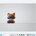 Mô hình 3D Chú Mèo Con Đáng Yêu Để Bàn (Cute Cat) - Thumbnail 3