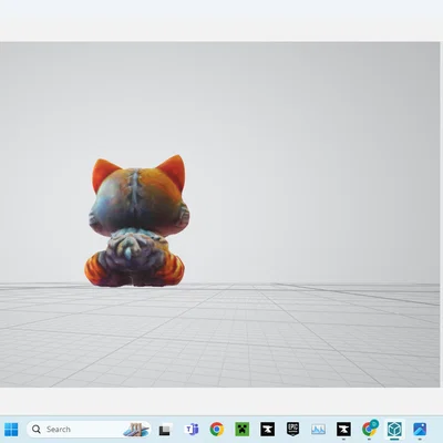 Mô hình 3D Chú Mèo Con Đáng Yêu Để Bàn (Cute Cat)