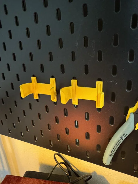 Giá treo bộ lục giác Wera lên bảng IKEA Skadis in 3D - Image 2