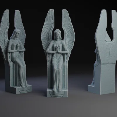Mô hình in 3D Deco Angel - Tượng thiên thần nghệ thuật sang trọng