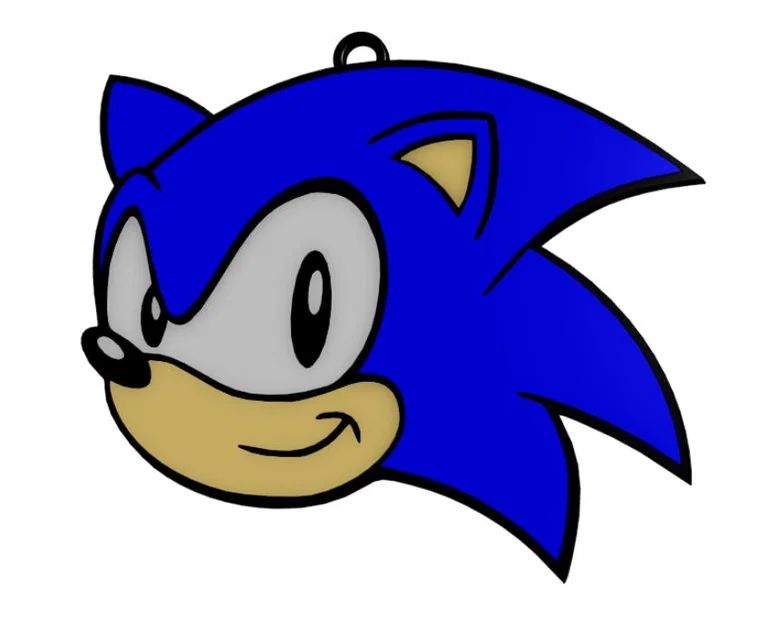 Móc khóa Sonic the Hedgehog 3D đầy cá tính cho fan hâm mộ - Image 2