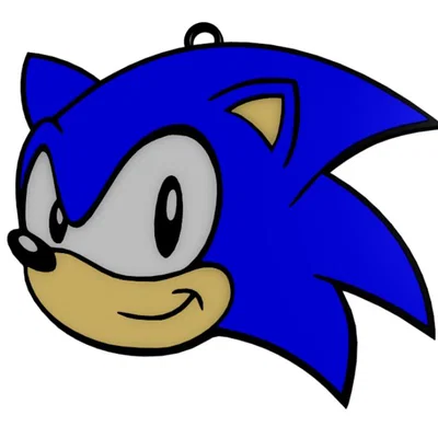 Móc khóa Sonic the Hedgehog 3D đầy cá tính cho fan hâm mộ