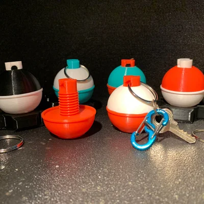 Móc khóa phao câu (Fishing Bobber Keychain)