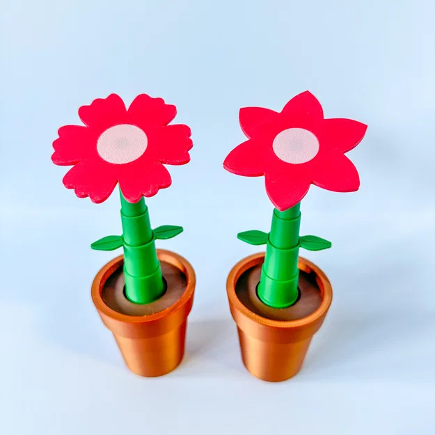 Hoa Trong Chậu Kèm Bình Tưới Nước - Image 4