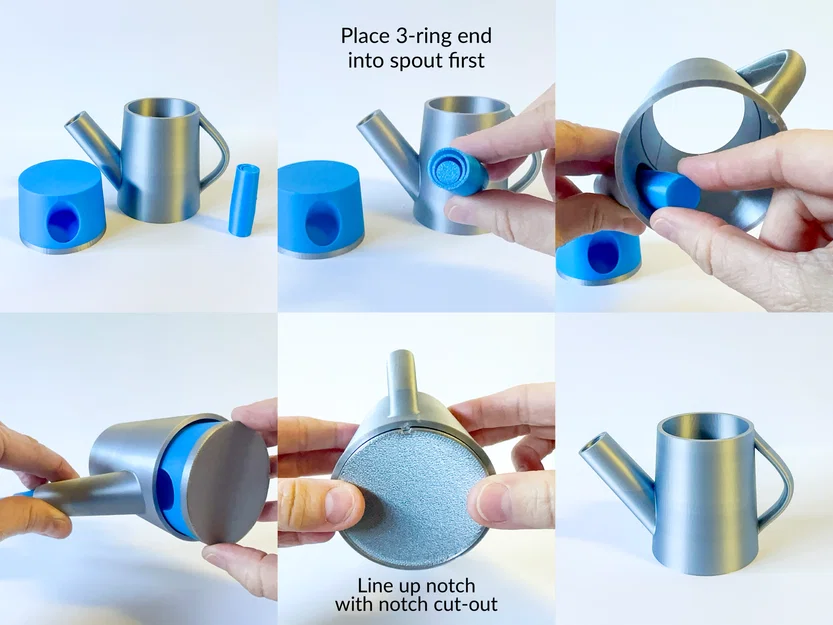 Hoa Trong Chậu Kèm Bình Tưới Nước - Image 8