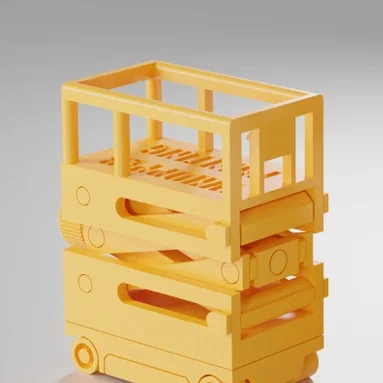 Mô hình xe nâng cơ khí Lift - Dự án in 3D lắp ráp thông minh