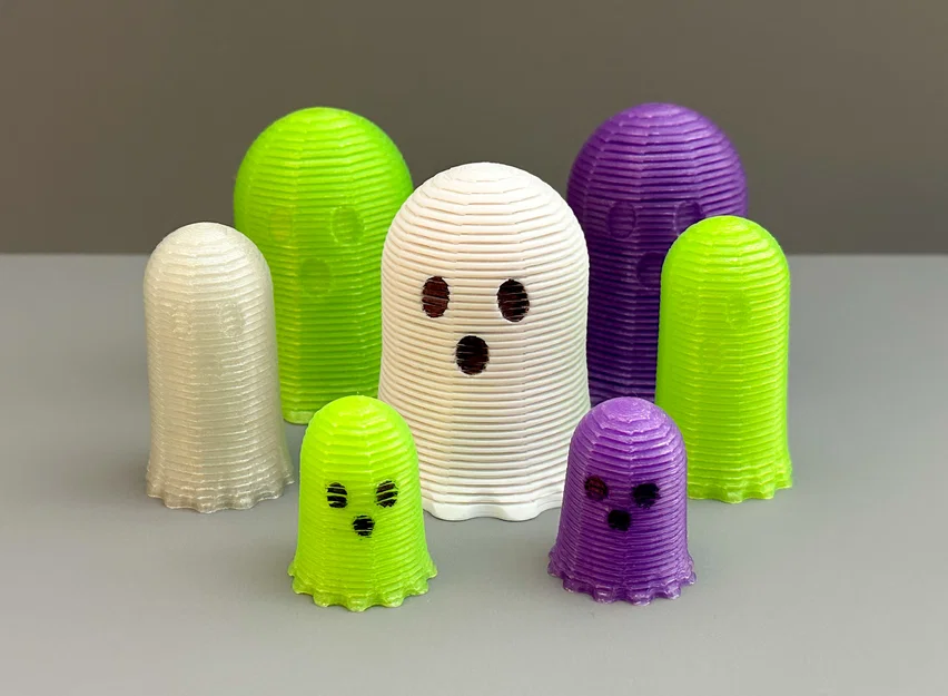 Những Bé Ma Lò Xo Co Giãn (3 kích cỡ) – Stretchy Springy Ghosts - Image 3