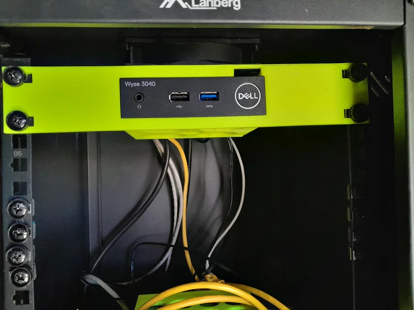 Bộ khung gắn Dell Wyse 3040 lên tủ rack 1U kèm tản nhiệt 140mm - Image 2