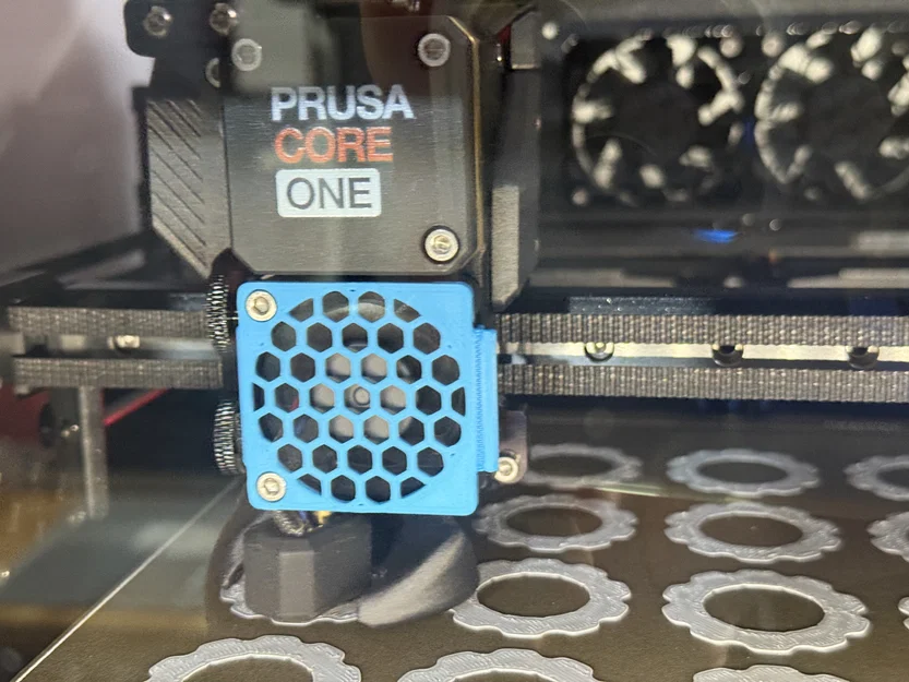 Chụp chắn quạt snap-on cho quạt hotend CORE One(+) & Mk4(S) - Image 1