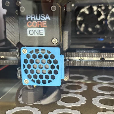 Chụp chắn quạt snap-on cho quạt hotend CORE One(+) & Mk4(S)