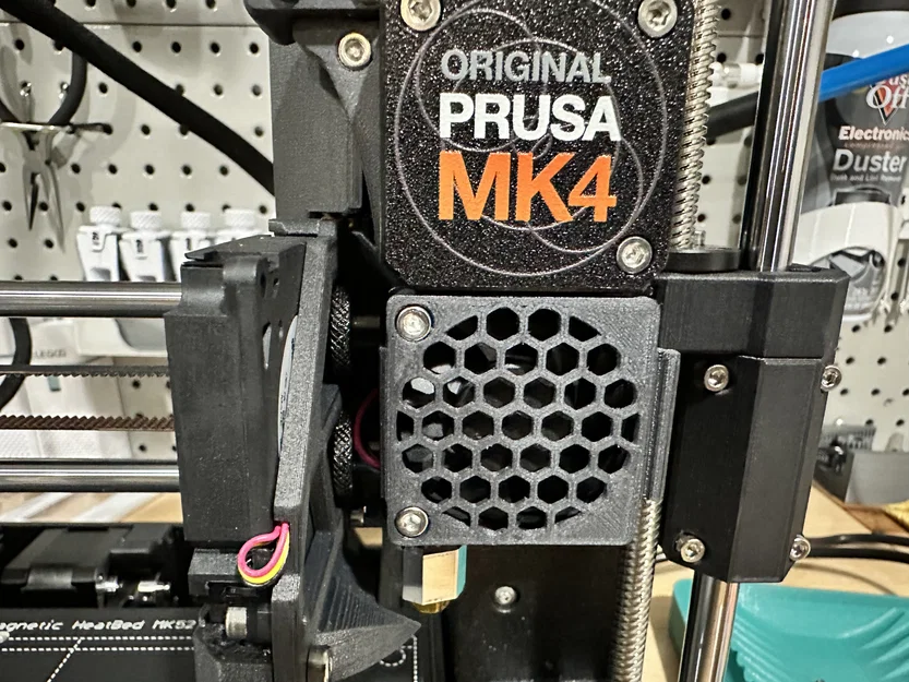 Chụp chắn quạt snap-on cho quạt hotend CORE One(+) & Mk4(S) - Image 2