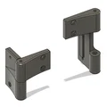 Bản lề cửa tối giản 1 bên cho nhôm 2020 và tấm 5mm - Thumbnail 2