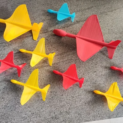 Máy Bay Lượn Phóng Bằng Ống Hút (Straw-Launchable Plane Glider)