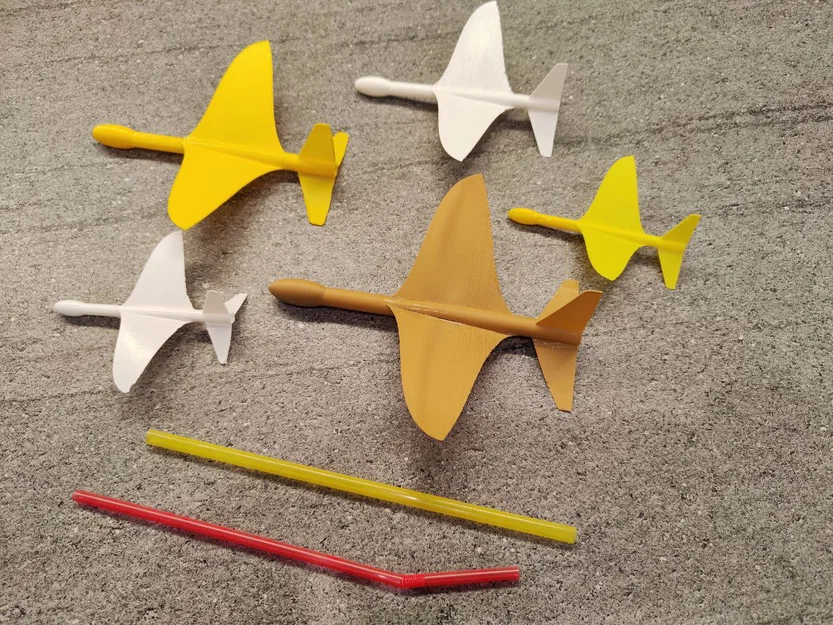 Máy Bay Lượn Phóng Bằng Ống Hút (Straw-Launchable Plane Glider) - Image 2