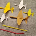 Máy Bay Lượn Phóng Bằng Ống Hút (Straw-Launchable Plane Glider) - Thumbnail 2