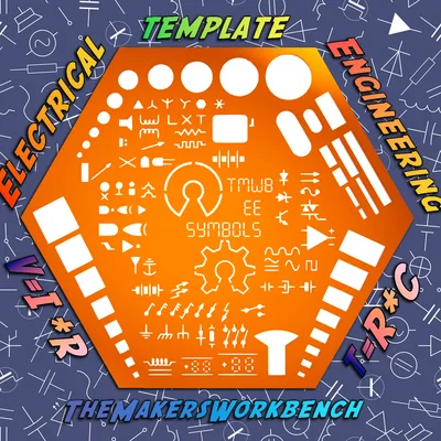 Template ký hiệu sơ đồ Điện–Điện tử (Electrical Engineering) - STL và DXF