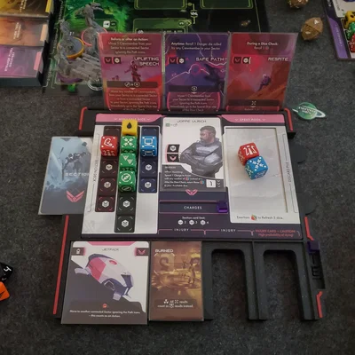 Dashboard ISS Vanguard - Dùng cho thẻ bọc (Sleeved Cards)