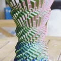 Mẫu in 3D Meteorite Vase: Bình hoa nghệ thuật và Đế cúp ấn tượng - Thumbnail 1