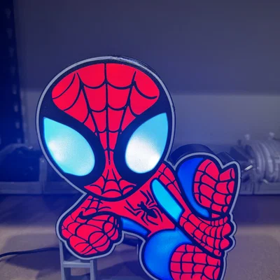 Lightbox Spiderman