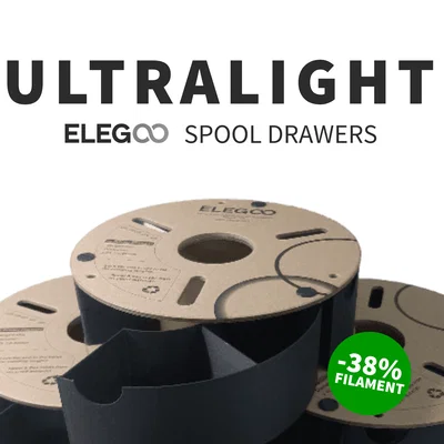 ULTRALIGHT Elegoo Spool Drawer Organizer | Giảm 38% filament