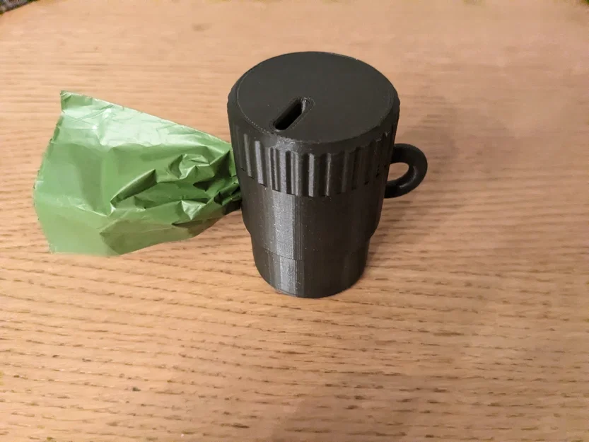 Hộp đựng túi dọn vệ sinh cho chó có móc treo tiện dụng (3D print) - Image 1