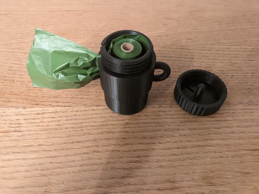 Hộp đựng túi dọn vệ sinh cho chó có móc treo tiện dụng (3D print) - Image 2