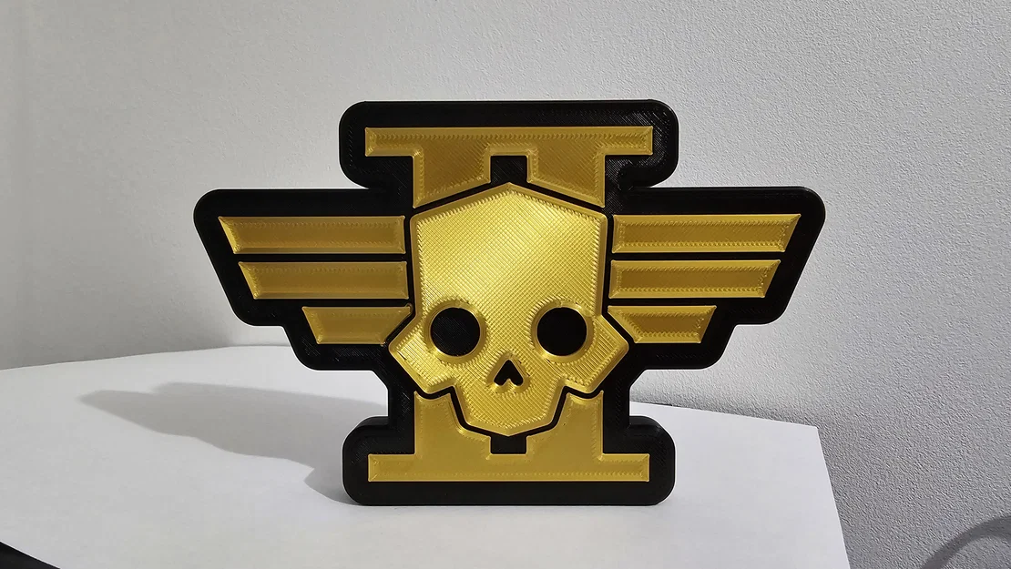 Mô hình logo Helldivers 2 in 3D trang trí siêu chất - Image 2