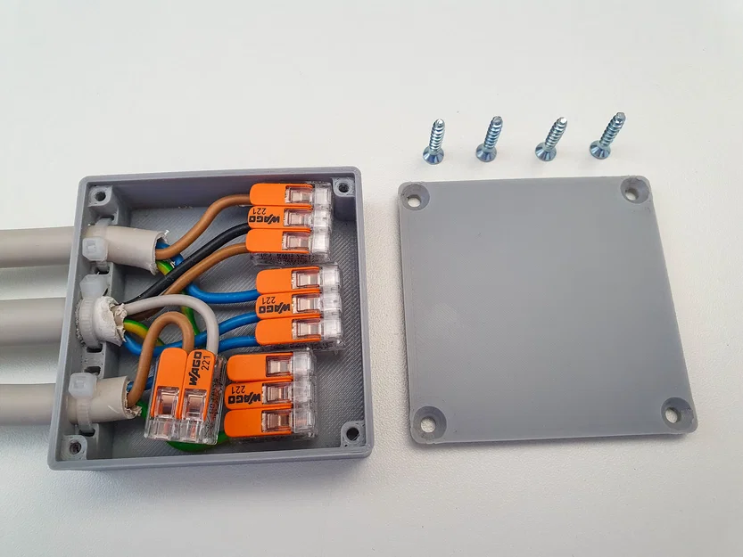 Hộp nối dây phẳng (Junction box flat) - Image 1