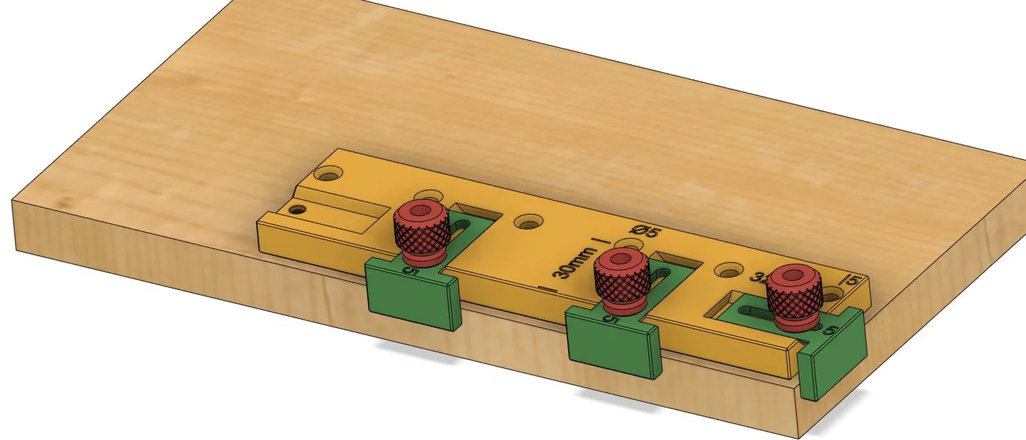 Dưỡng khoan điều chỉnh System 32 cho nội thất (Adjustable drill scraper) - Image 2