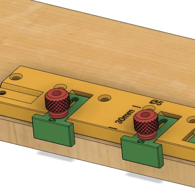 Dưỡng khoan điều chỉnh System 32 cho nội thất (Adjustable drill scraper)
