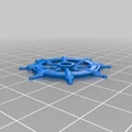Mô hình 3D vô lăng tàu thủy (Rudder Wheel) decor trang trí độc đáo - Thumbnail 4