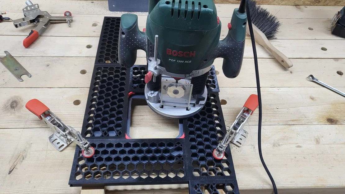 Frässchablone / Router Gauge – Frässchablone mở rộng cho máy router - Image 3