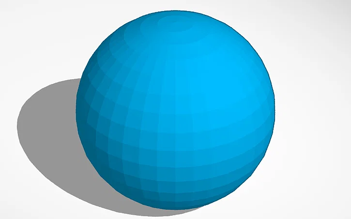 Mô hình quả bóng bàn 3D (Ping Pong Ball) chuẩn kích thước - Image 1