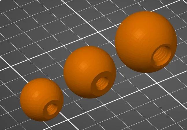 Tay nắm bi/ball knob ren UNC kiểu Mỹ… 1